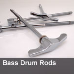 Bass Drum Tension Tuning Rods
