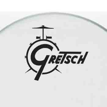 Drum Co. Logo - Gretsch BLACK Large