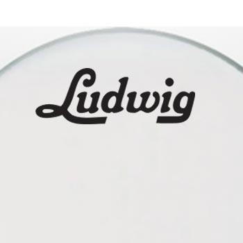 Drum Co. Logo - Ludwig BLACK Large Script style
