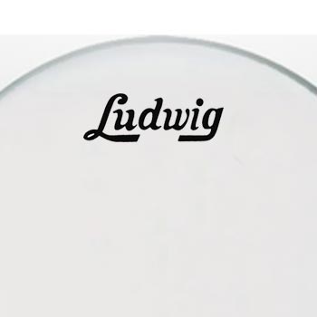 Drum Co. Logo - Ludwig BLACK Med Script style 60s