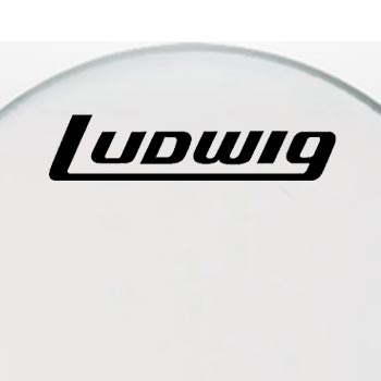 Drum Co. Logo - Ludwig BLACK large Modern style