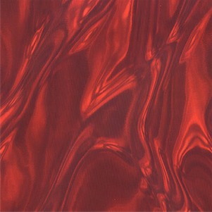 Satin FlameDrum Cov. : Red - Full Sheet
