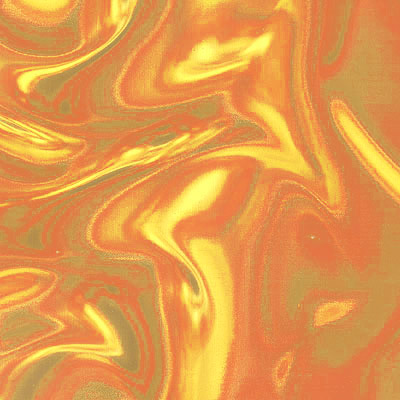 Satin FlameDrum Cov. : Red / Gold - Full Sheet