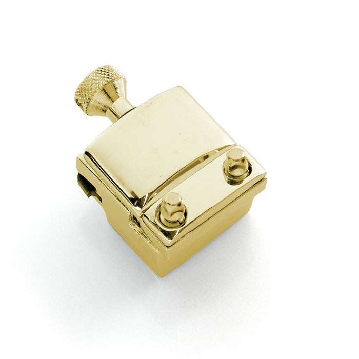 Butt Plate- Adj Modern Picc. BRASS