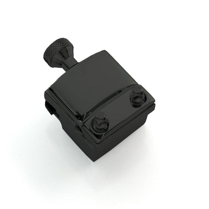 Butt Plate- Adj Modern Picc. BLACK