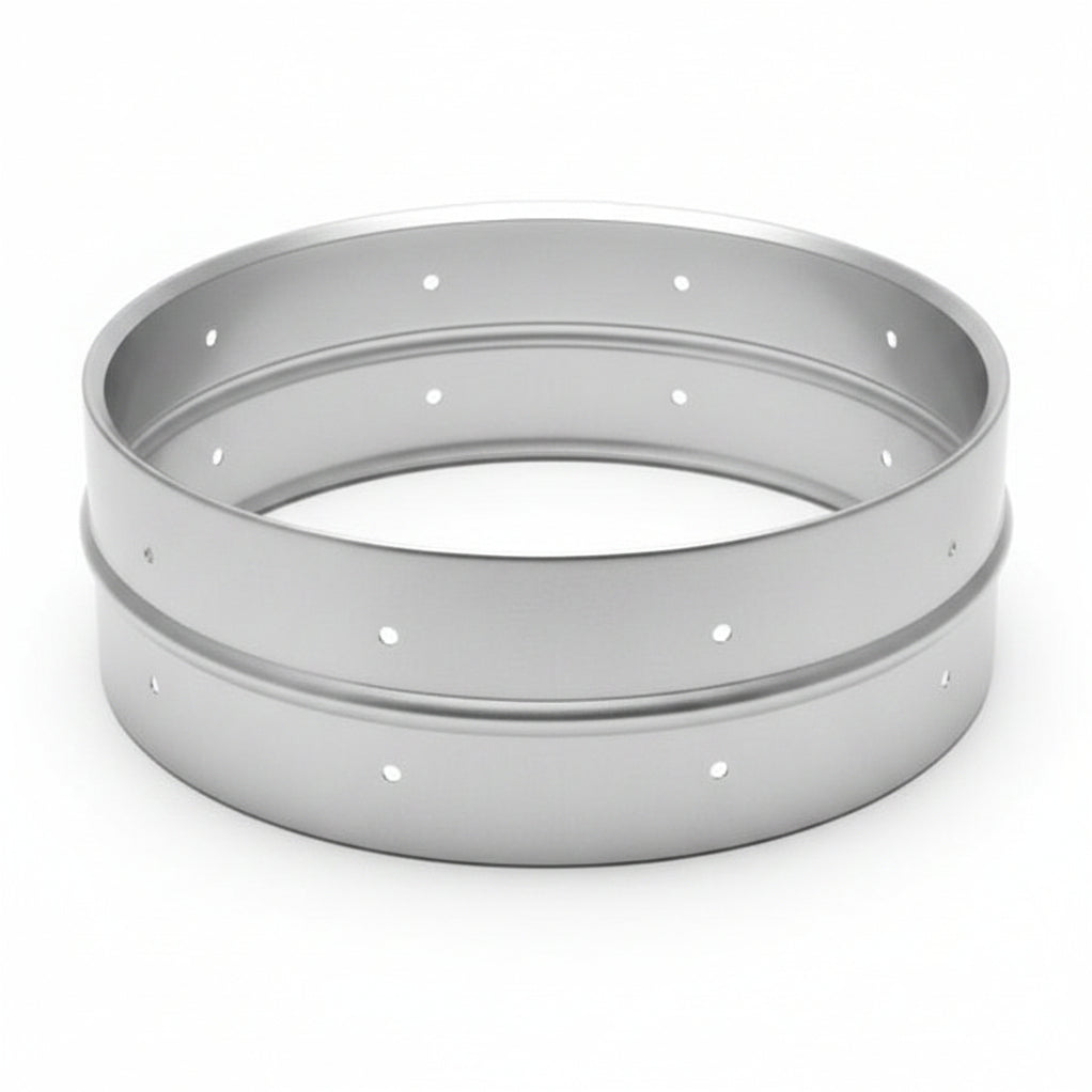 Brushed Aluminum Shell Drilled 10 lug - 5 x 14 — Drum Maker
