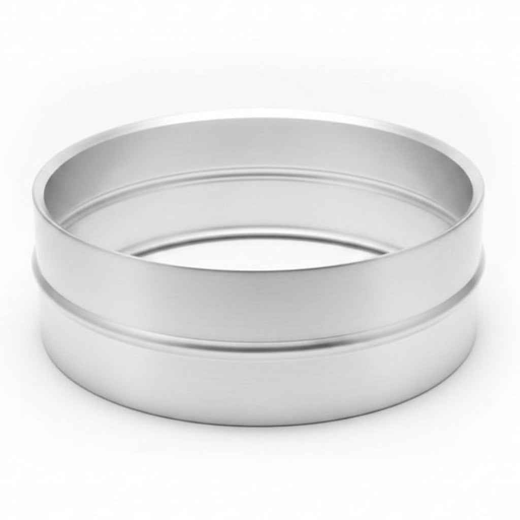 Brushed Aluminum Shell UNdrilled - 5 x 14 — Drum Maker