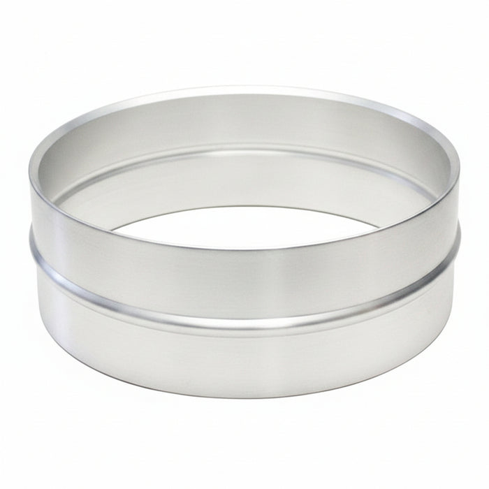 Brushed Aluminum Shell Undrilled - 6.5 x 14